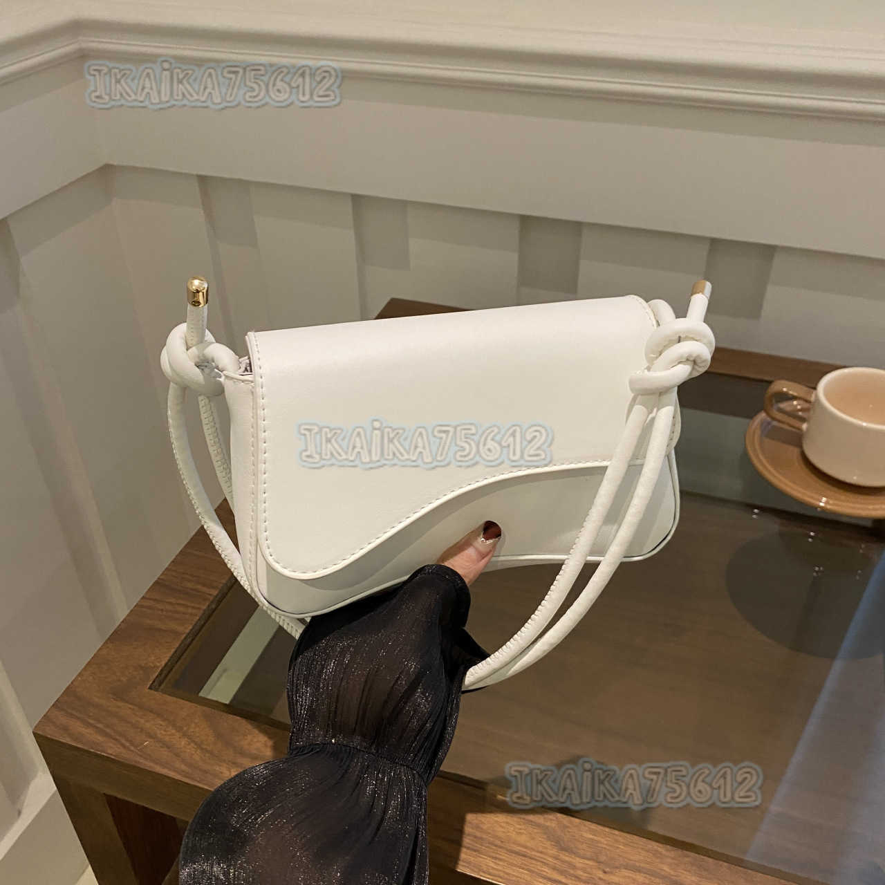 2025 Summer New Simple Commuting Fashion Casual Solid Color Single Shoulder Crossbody Handbag Underarm Bag for Women H250806