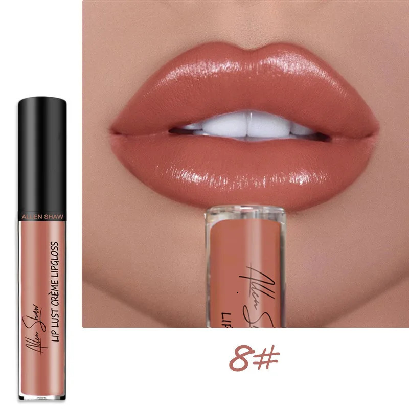 12 Colors Sexy Women Lipstick Waterproof Long Lasting Moist Lip Gloss Vivid Colorful Lipgloss Women Makeup maquiagem 250731