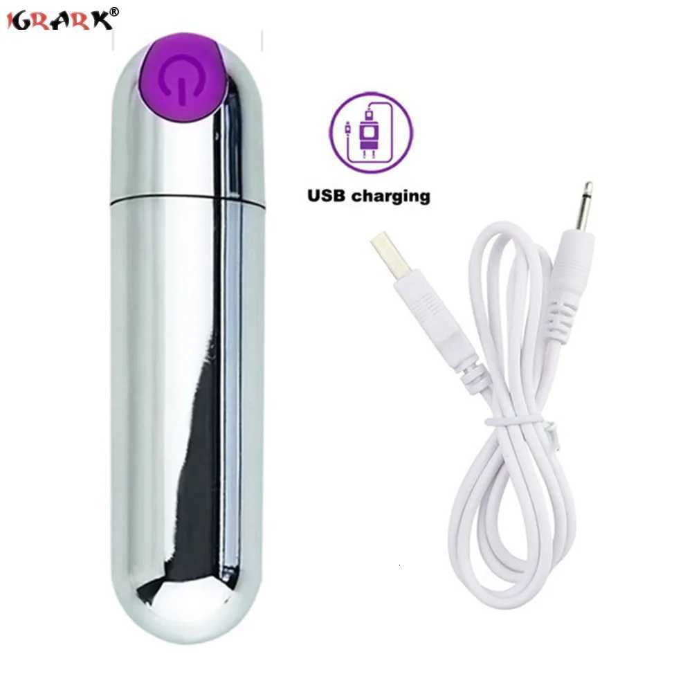 Powerful 10-Speed Mini Bullet Vibrator Clitoris Stimulator G-Spot Vagina Massager Adult Sex Toys for Women Gay Female Masturbator W250807