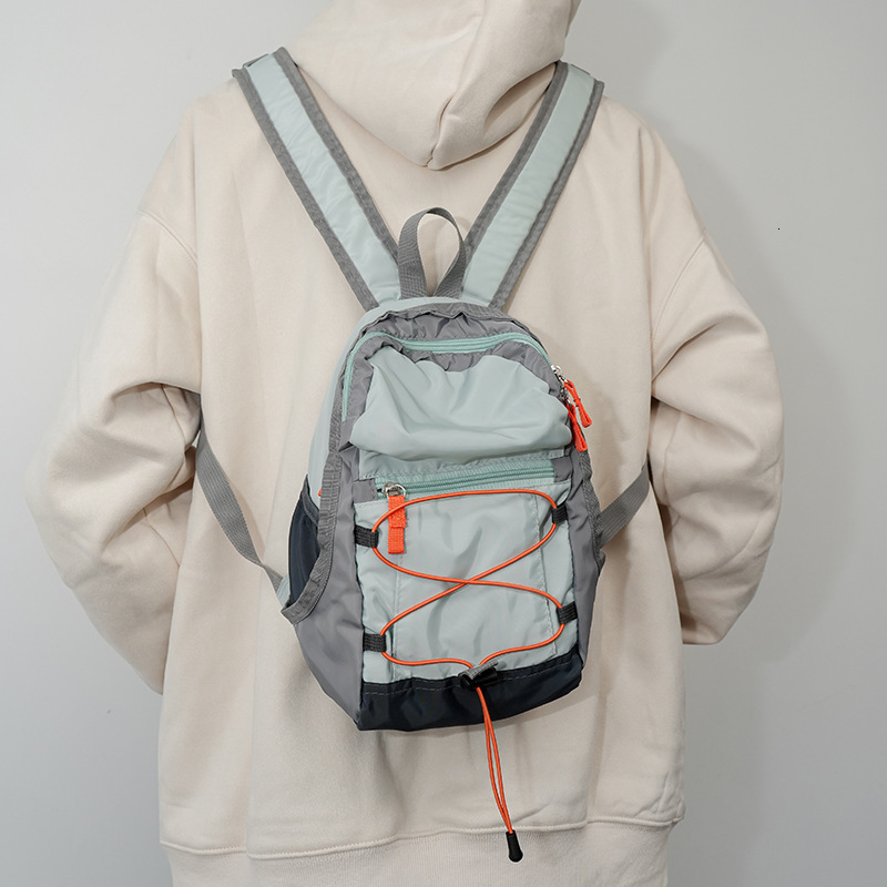 2025 Autumn New Women s Backpack Outdoor Rope Mini Backpack trend Lightweight Travel Hiking Bag Women s Lightweight Travel Small Backpack New Designer