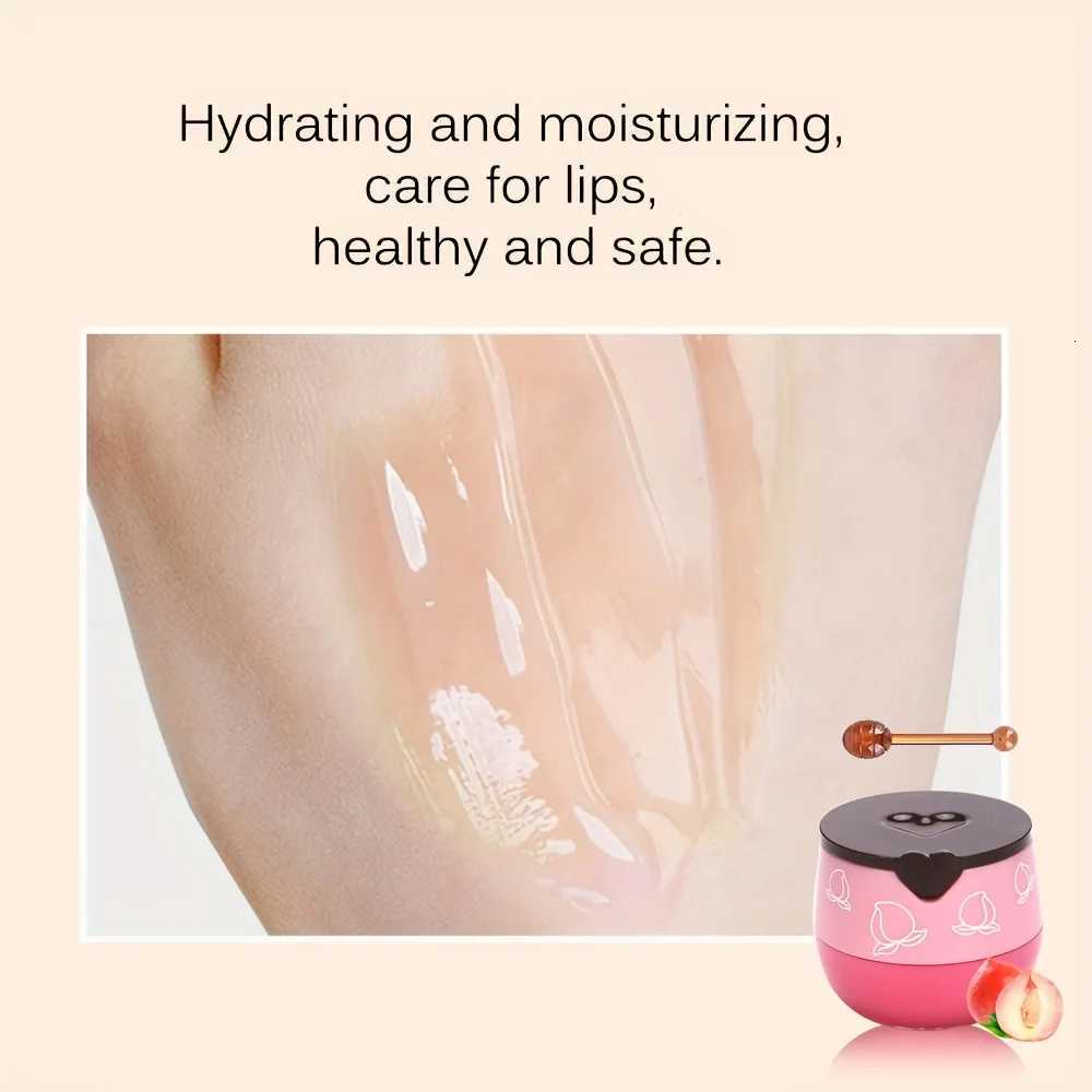 Lip Mask Honey Pot Moisturizing Lip Mask with Brush Lip Sleeping Mask Overnight Hydrating Lip Balm Lip Mask PropolisXJ250807