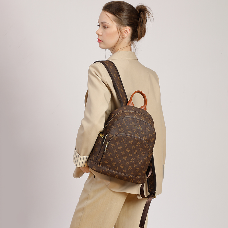 MKF designer bag free shipping Light luxury high-quality backpack fashionable Large capacity classic versatile vintage handbag for women