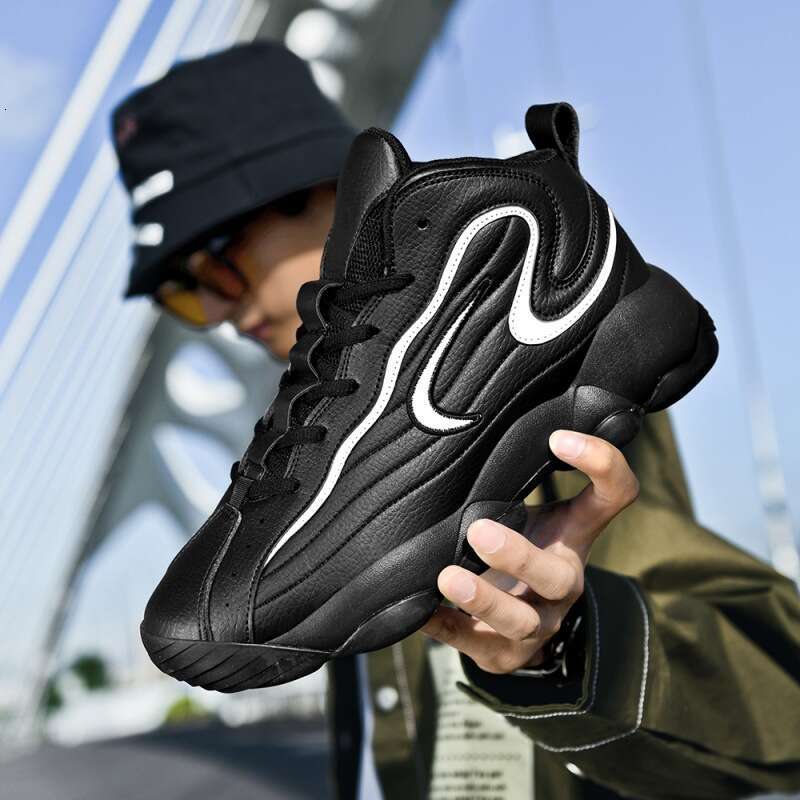 Autumn Winter New Ultra-fine Leather Basketball Men's 46 Extra Large Sports 47 Waterproof Running Shoes NEW Size 48