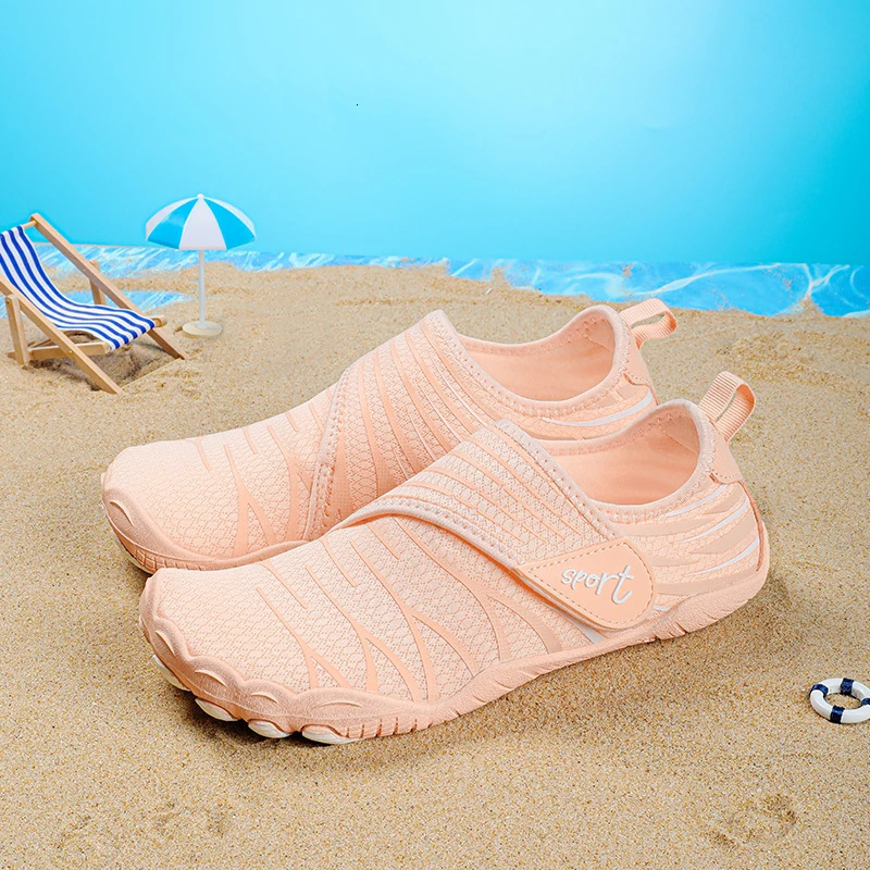 Anti Slip Aqua Shoes Summer Outdoor Beach Quick Drying Shoes Breathable Creek Tracing Aqua Shoes Upstream Wading Footwear 250730