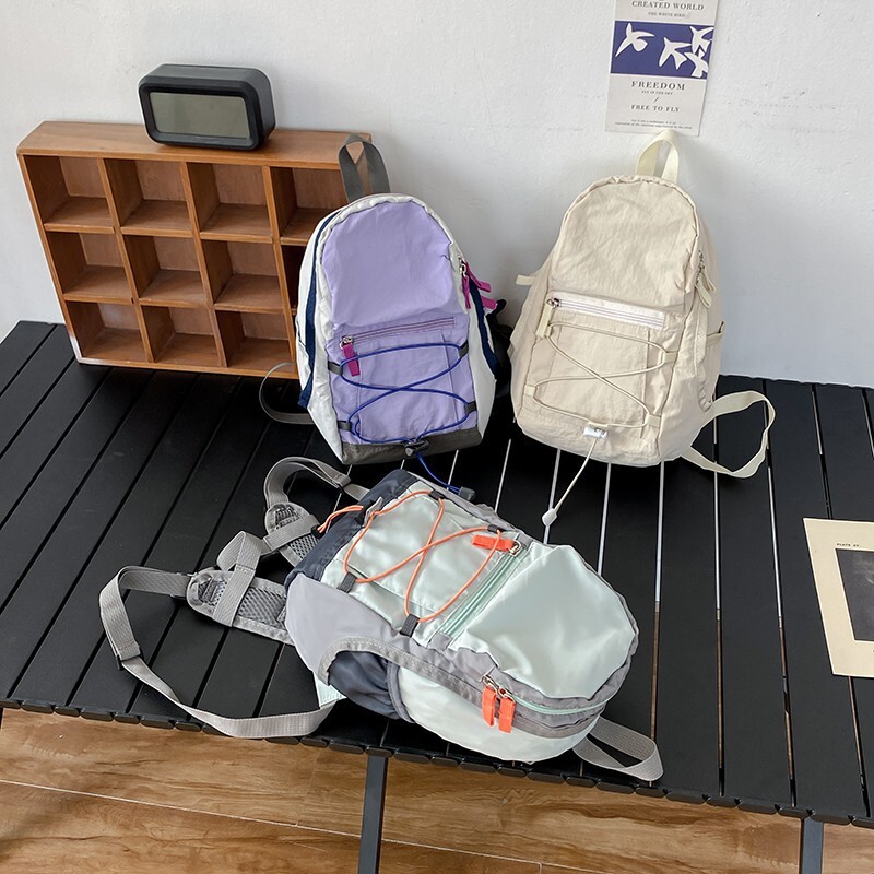 2025 Autumn New Women s Backpack Outdoor Rope Mini Backpack trend Lightweight Travel Hiking Bag Women s Lightweight Travel Small Backpack New Designer