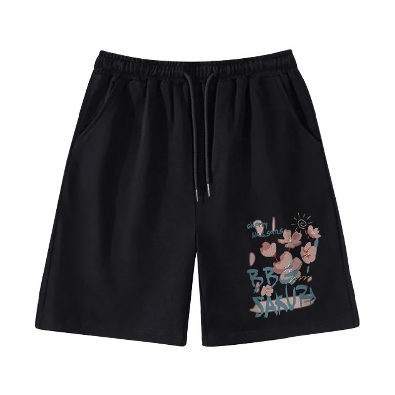 Plus Size FiveQuarter Short Pant Summer Loose Slimming Sporty Wide Leg Trousers Korean Style plus Pants 250805