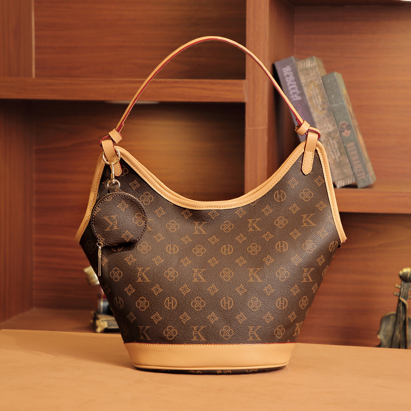 MKF designer bag free shipping Light luxury high-quality classic printed retro shoulder bag fashionable and versatile large capacity womens crossbody 