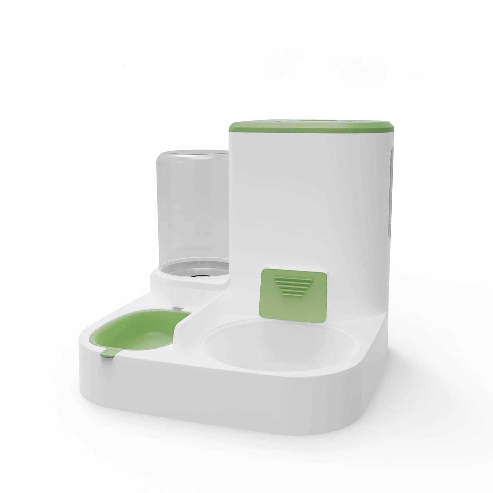 New Large Capacity Automatic Cat Food Dispenser Drinking Water Bowl Pet Supplies Wet and Dry Separation Dog Food Container Y250806