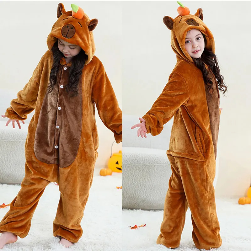 Unicorn Anime Cosplay Costumes Kids Animal Cartoon Jumpsuit for Children Halloween Christmas Girls Boys Pajamas Onesies Overalls 250806