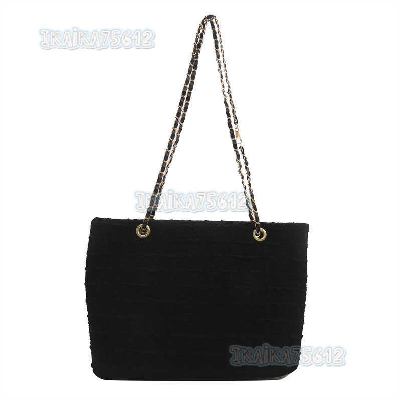 Large Capacity Womens Chain Shoulder Bag 2024 Spring Summer New Versatile Underarm Bag Commuter Tote Bag H250806