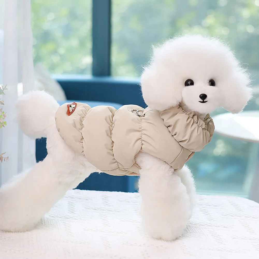 Soft Warm Dog Clothes Winter Padded Puppy Cat Coat Jacket For Small Medium Dogs Chihuahua French Bulldog Poodle Vest Pet Outfit 250805