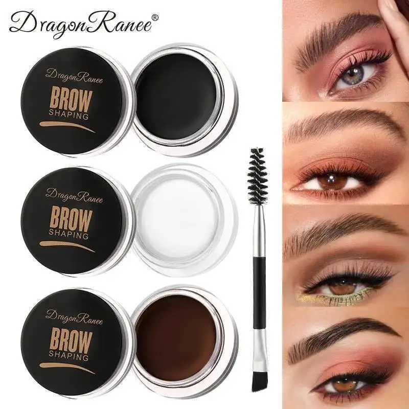 6 Color Eyebrow Styling Cream Shaping Gel Soap Wax Tint Brow Lift With Brush Waterproof Long Lasting Natural Look W250807