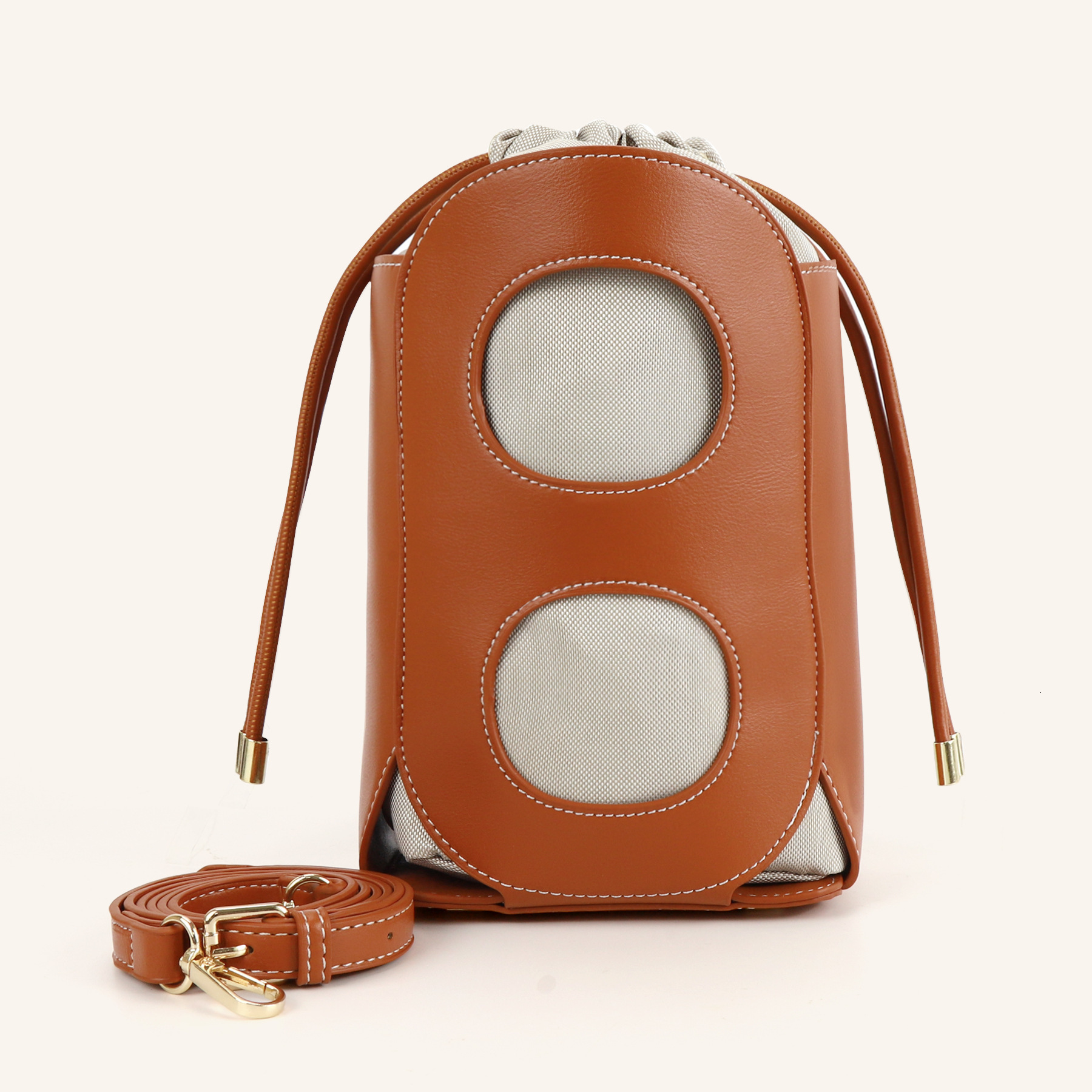 Free Shipping Designer Luxury New Hollow Crossbody Bag European And American Niche Bucket Bag Single Shoulder Versatile Large Capacity Women's Ph