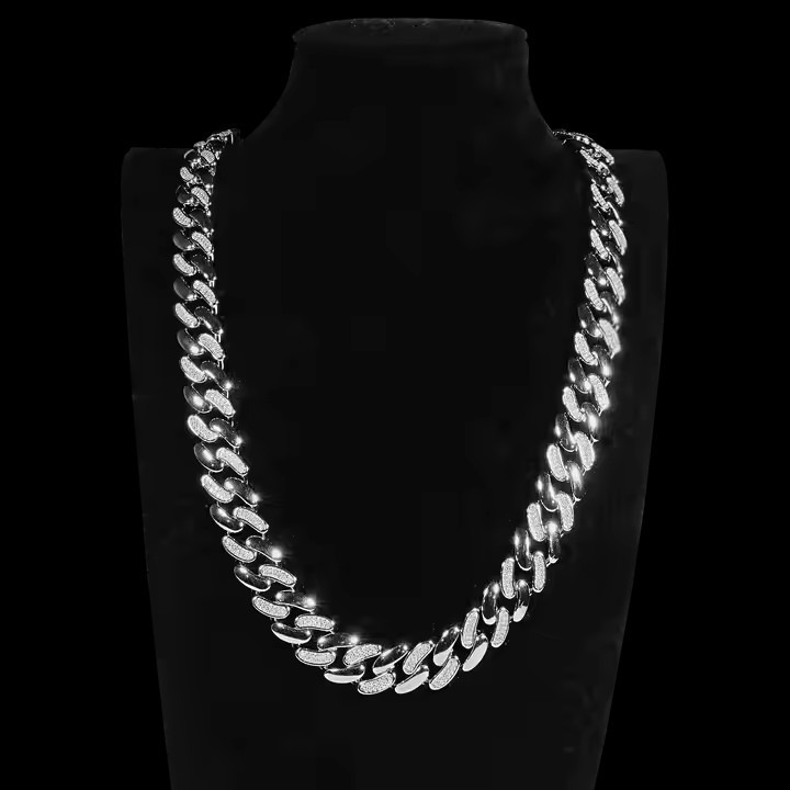 SICGEM INT Hot Selling 22 Inches 13 MM Miami Iced Out Mens Moissanite Jewelry Necklace