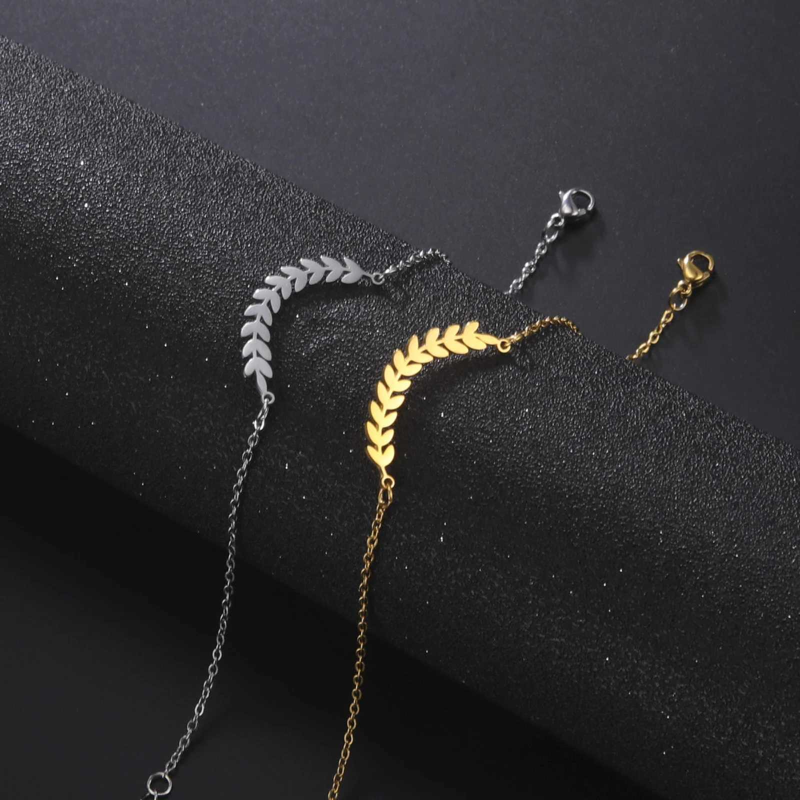 Amaxer Bohemian Style wheat Pendant Anklet for Women Girls Summer Beach Charm Foot Chain Jewelry Gift Y250805