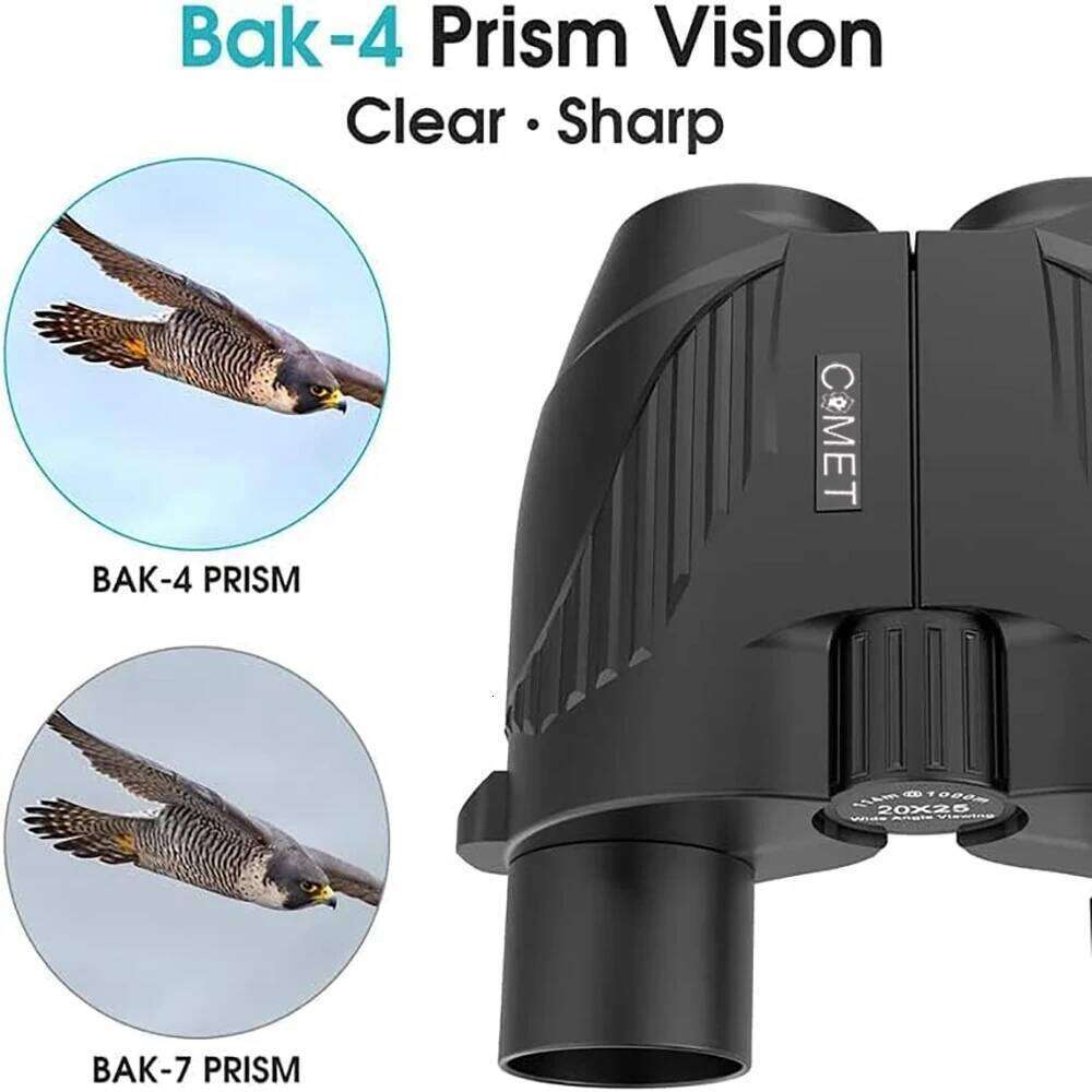 X Compact Binoculars Adults And Kids Large Eyepiece Waterproof Binocular Easy Focus Bak Prism For Bird Watching Hiking