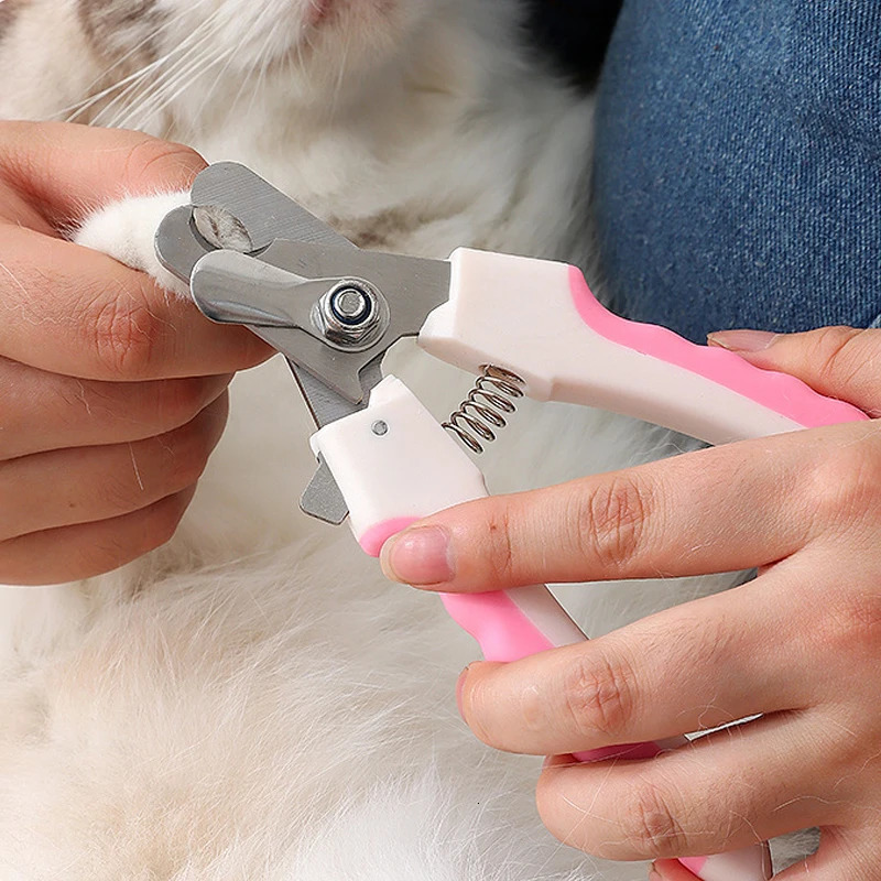 Pet Nail Clippers Sharp Blades Suitable for Medium Large Pet Nail Clippers with Sickle Cat Stainless Steel Grooming Scissors 250805