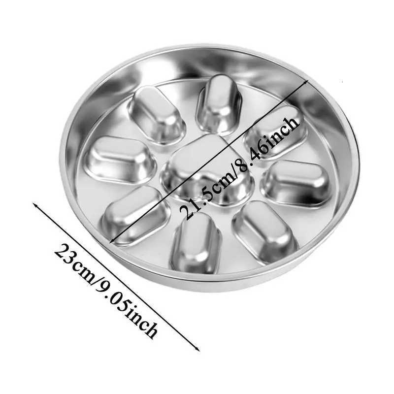 Slow Feeder Bowl Dog Maze Food Bowl Slow Feeder Stainless Steel Non Slip Anti Choking Maze Dishes Pet Supplies Food Containers Y250806