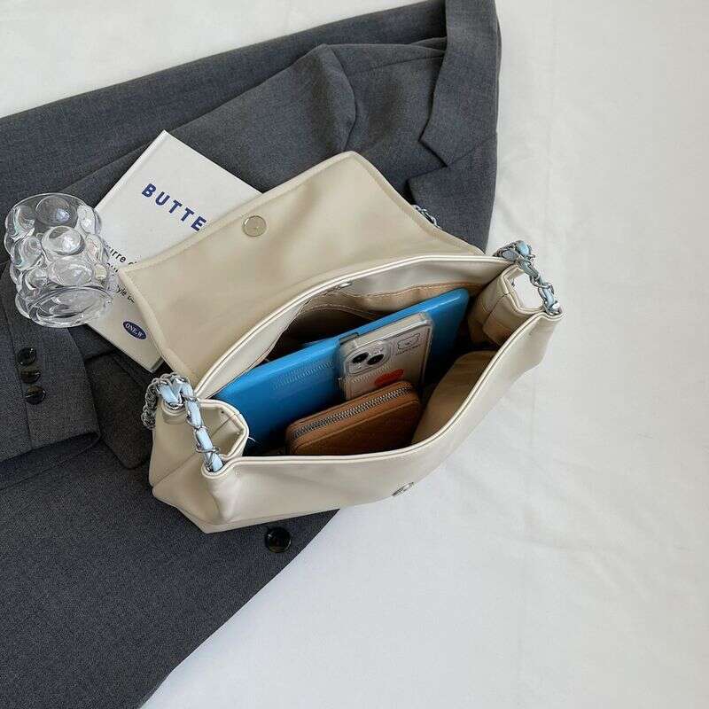 Foreign Trade Large-Capacity Chain Shoulder Wn 2023 New Trend High-Level Sense Simple Casual All-Match Tote Bag