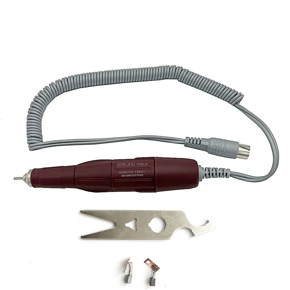 Strong 210 102L 102LN 105L 35K 40K 45K Electric MicroMotor Nail Drill Polisher Pen Electric Manicure Drill Nail Equipment Handle 250807