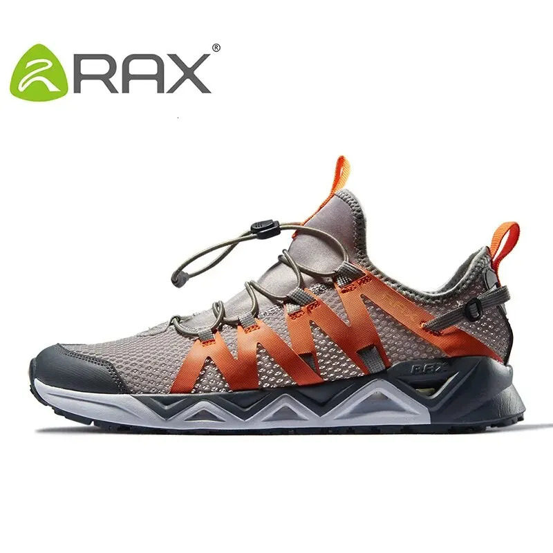 Rax Mens Aqua Upstreams Shoes Quick-drying Breathble Fishing Shoes Women Hole PU Insole Anti-slip Water Shoes 250730