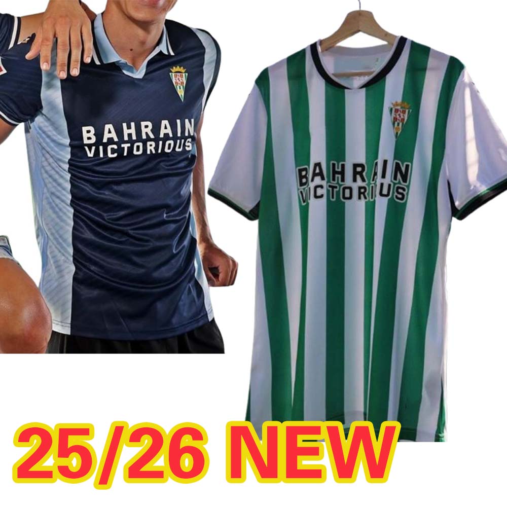 2025 2026 Cordoba CF Soccer Jerseys 25 26 Home Away Football Shirt MEN kids Camiseta Futbol Shirts uniforms