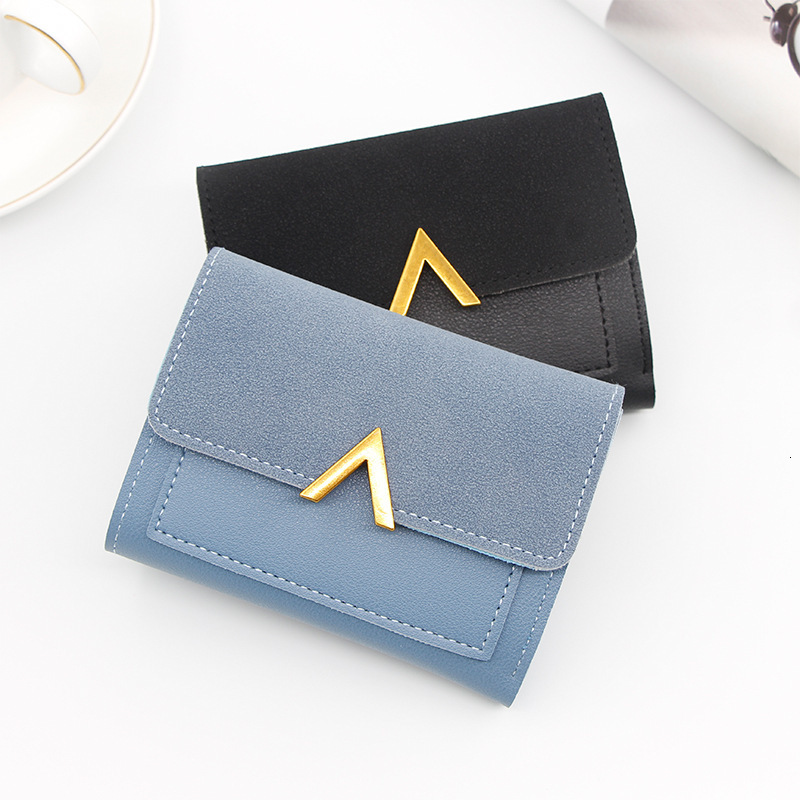 Designer's New Korean-style Short Wallet Mini Holder With Multiple Card Slots