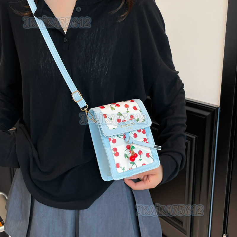 2025 Printed Pattern New Cute Fashion Large Capacity Design Crossbody Shoulder Phone Small Square Bag for Women H250806