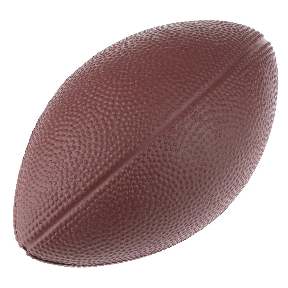 American Football Soft PU Stress Anxiety Sports Balls Rugby Ball Inflationfree Brown Gifts for Kids Adults Pet Training 250729