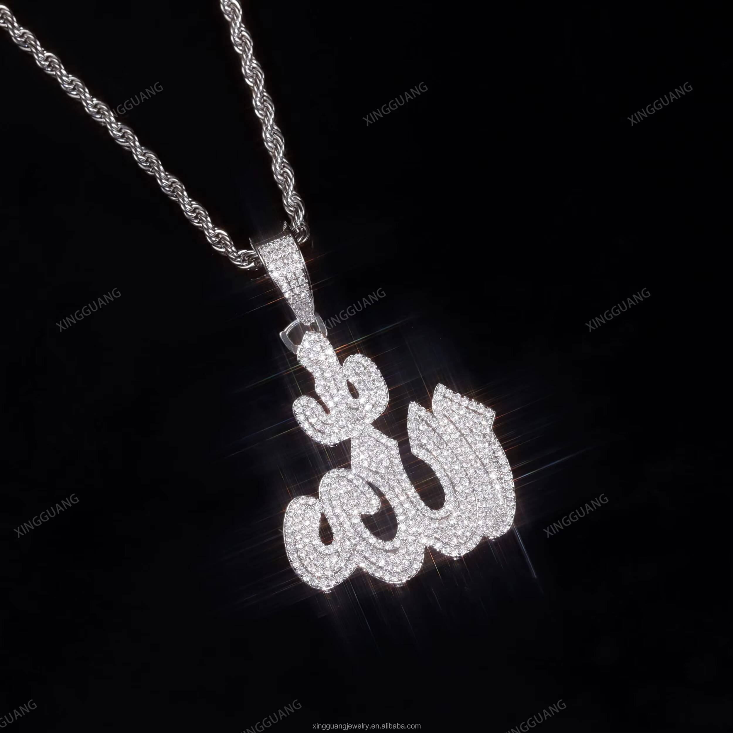 XG New Arrived Moidaanite Pendant Pass Diamond test Real 925 Silver CRA VVS Moissanite Fashion Pendant Fine Jewelry Pendant