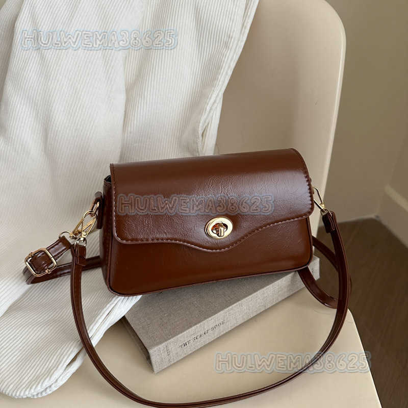 2025 Summer New Womens Bag Versatile Handheld Small Square Bag Fashion Simple High-quality Single Shoulder Crossbody High-end Feel Women H250806