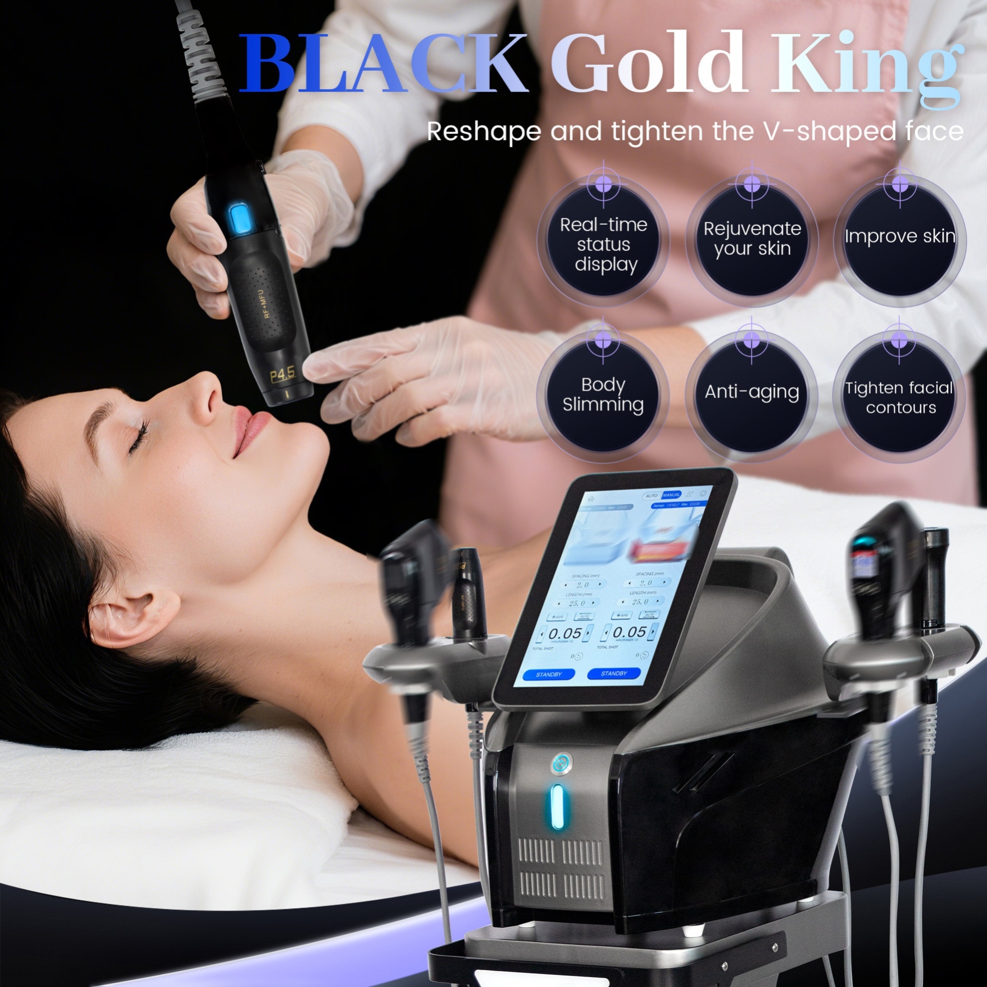 Newest CE 12D HIFU Anti-aging Tightening Repair Machine Promoting Collagen Regenerate