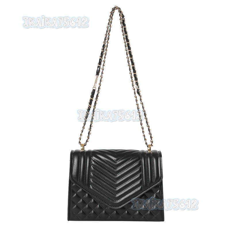 Trendy Fashion Quilted Embroidery Chain Small Bag for Women 2024 Spring New Versatile Small Square Bag for Women H250806