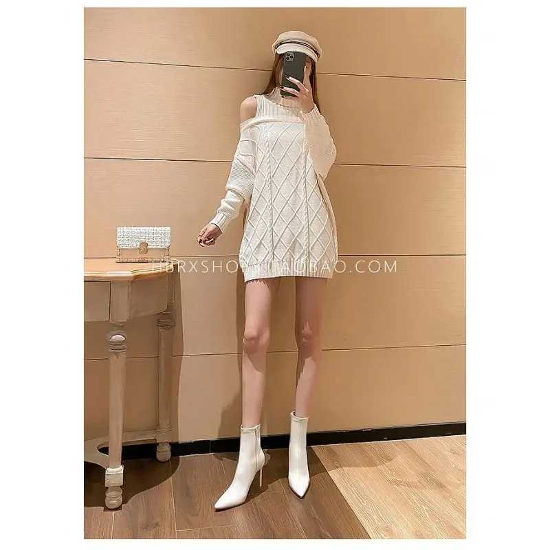 Modern Solid Color High Heels Boots Spring and Autumn 2024 New Womens Pointed Toe Stiletto Heel Side Zipper Short Boots XJ250807