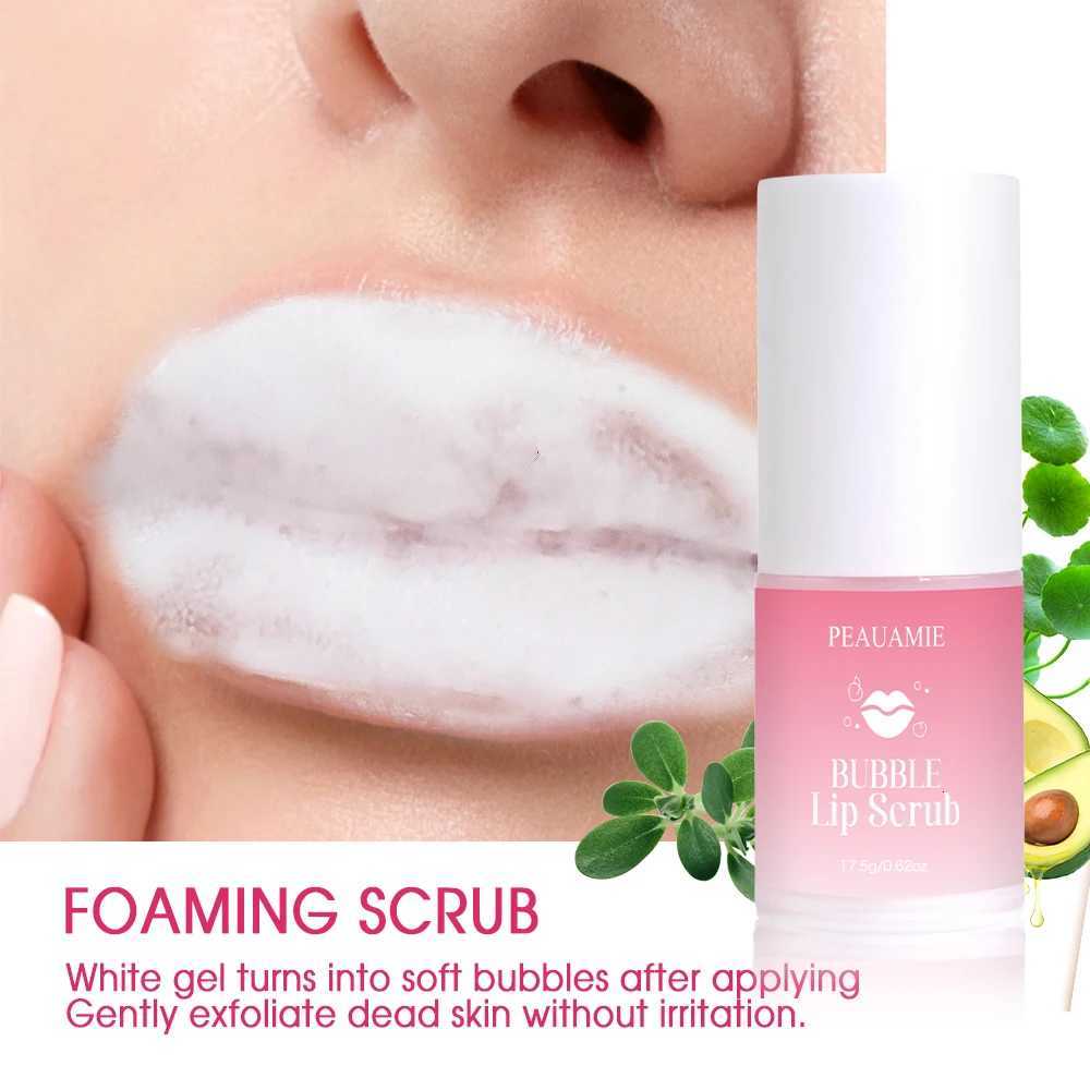 Bubble Lip Scrub Cream Exfoliating Moisturizing Remove Dead Skin Lighten Lip Lines Dark Lips Soothing Lip CareXJ250807