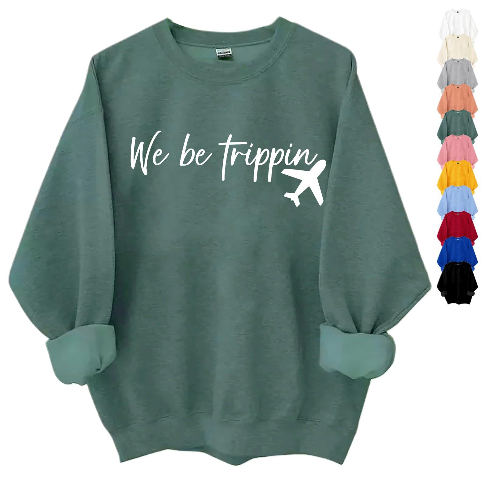 Free Shipping Designer Hoodie 2025 New Style Women's Printed Round Neck Sports Shirt Casual Round Neck Pullover Long Sleeved Shirt