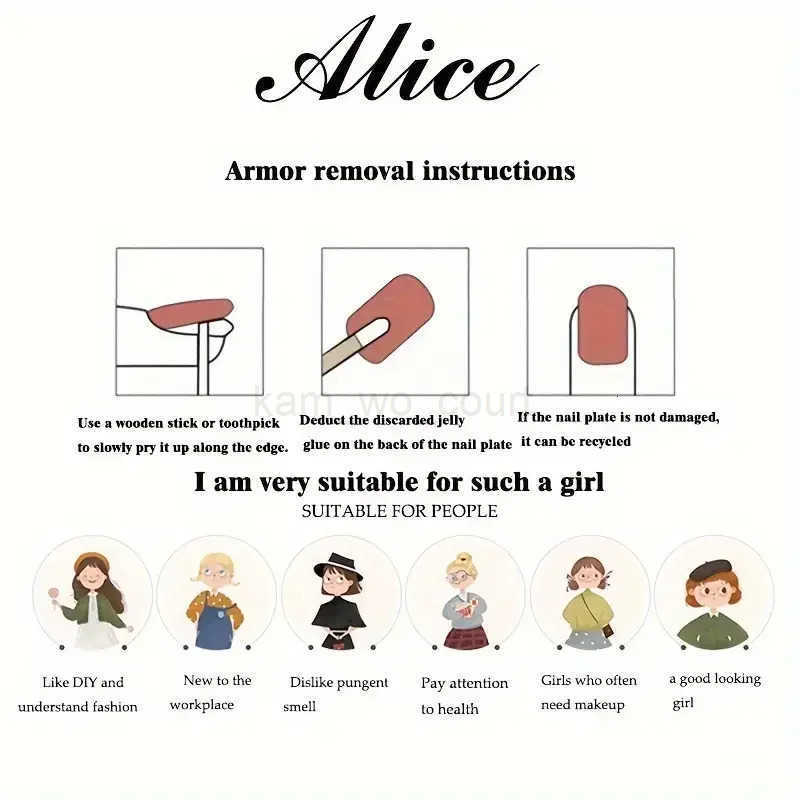 24pcs Womens Nail Set Burgundy Almond Shape Medium Length Solid Color with Floral Golden Dust Design Fake Nails for Women/Girls M250807