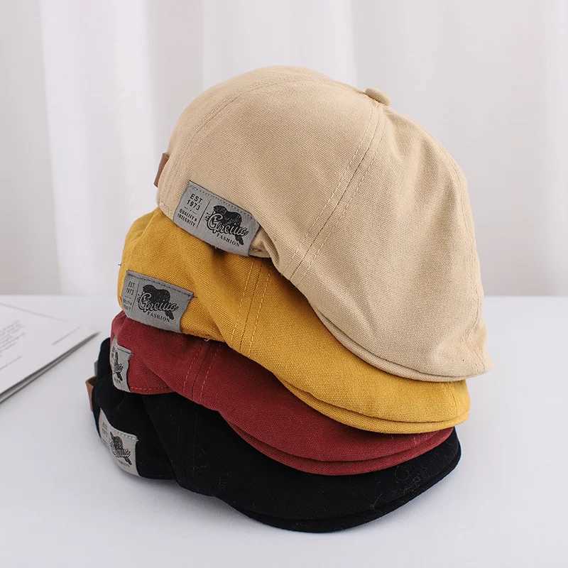 New Retro Newsboy Cs Men Hats Berets British Wearing Style Ivy C Classic Woman Vintage Cotton Beret Hip Hop Berets Caps XJ250807