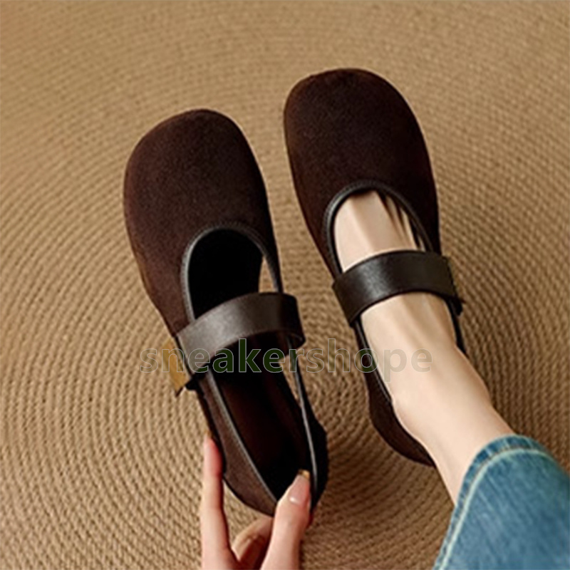 designer shoes loafers womens ballet flats low heels mary jane shoes comfort soft sole fashion luxury ballerina shoe size 35-40