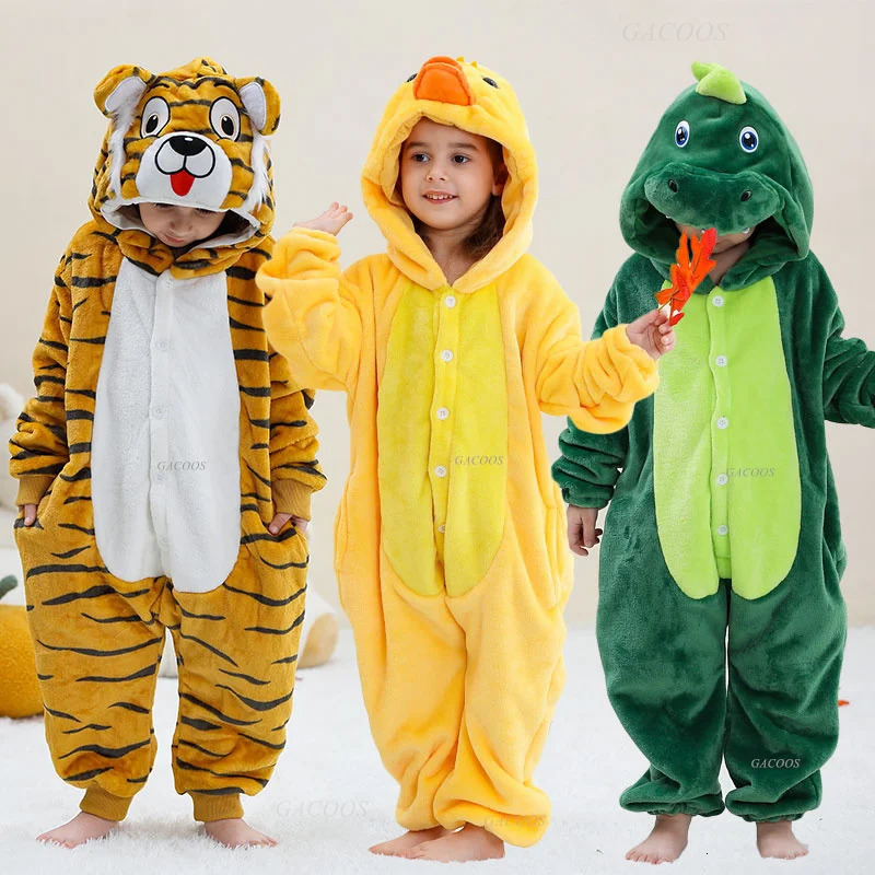 Unicorn Anime Cosplay Costumes Kids Animal Cartoon Jumpsuit for Children Halloween Christmas Girls Boys Pajamas Onesies Overalls 250806