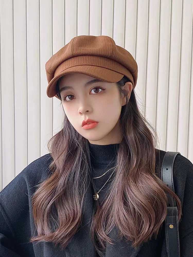 Women Leopard Print Beret Hat Winter Warm Painter C Retro British Style Octagonal Navy Hat Outdoor Newsboy C XJ250807