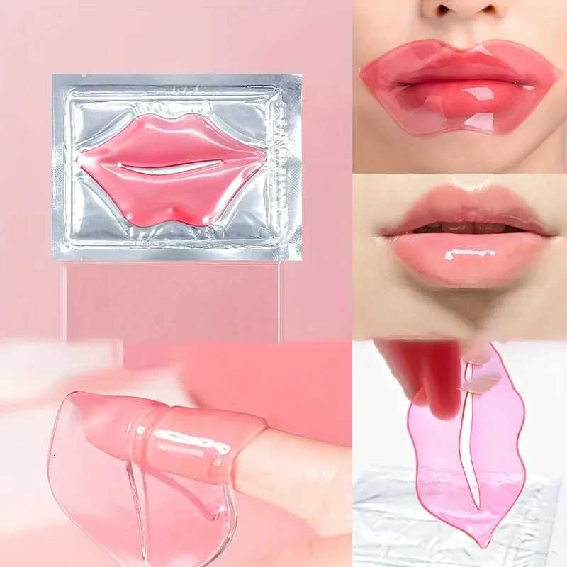 10pcs/SET Collagen Lip Mask Moisturizing Firming Nourishing Beauty lips Care Labial Moisturizer Lip Patches Gel Pads Skin CareXJ250807