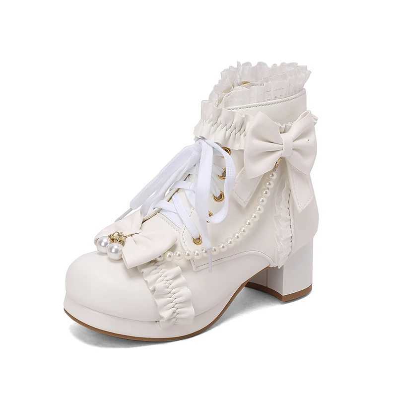 Sweet Princ Boots Womens ort Boots Lolita oes Low Heel Thi Heel Fai Boots Round Toe Rubber OutsoleXJ250807