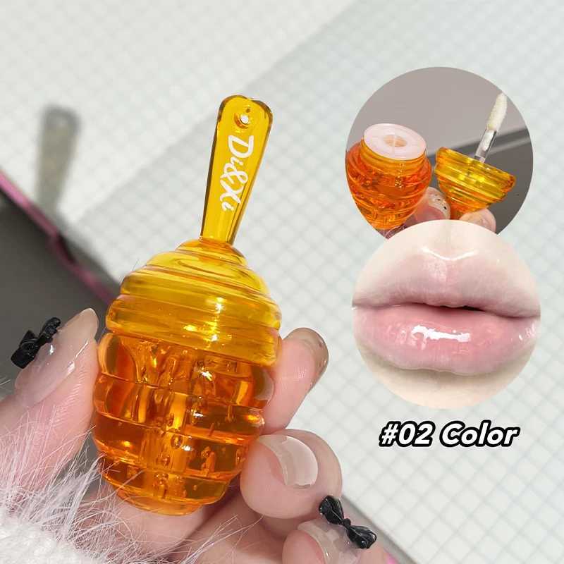 Small Honeypot Lip Oil Moisturizing and Fading Lip Pattern Water Lip Balm Dudu LipsXJ250807