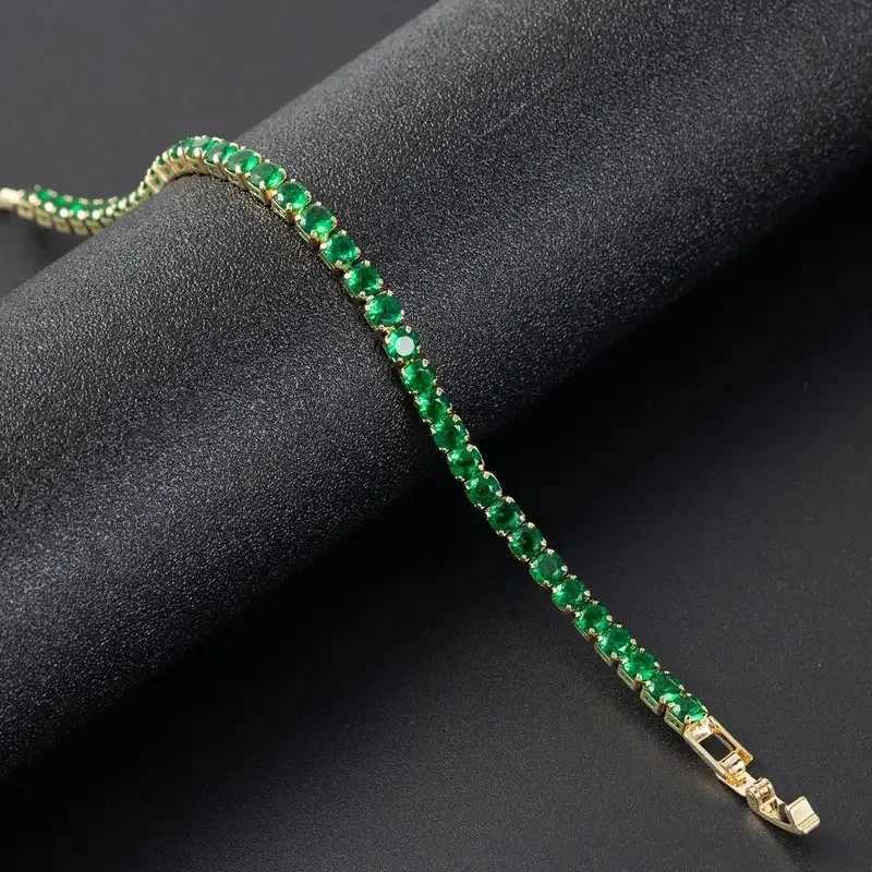 Luxury Vintage Full Set Synthetic Green Crystal Bracelet for Men and Women Elegant Gorgeous Jewelry Holiday Party Hundreds with Pieces W250807