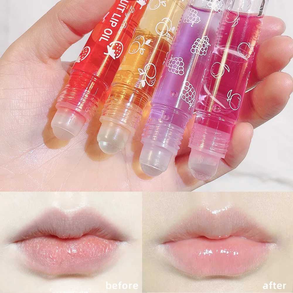 Roll-On Lip Oil Moisturizing and Hydrating Lip Gloss Nourishing Lip Balm Liquid for Smooth and Soft Lips Long-Lasting ShineXJ250807