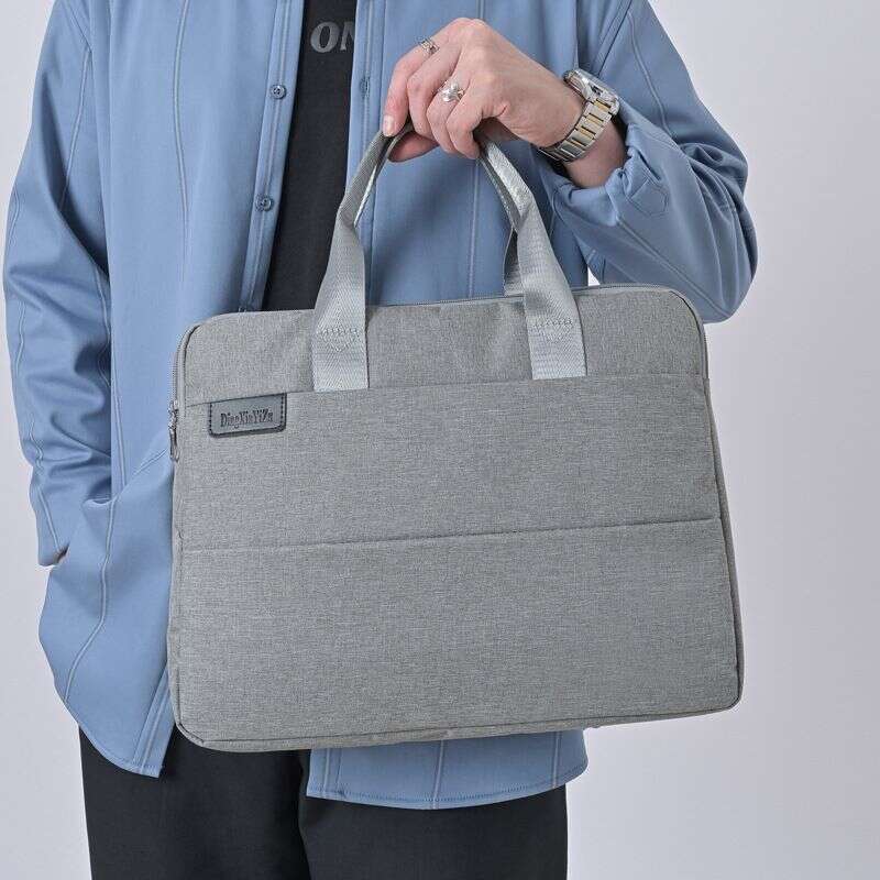 Casual Shoulder Bag, Large Capacity, Waterproof Commuting Handbag, Personalized Business Men's Crossbody Bag