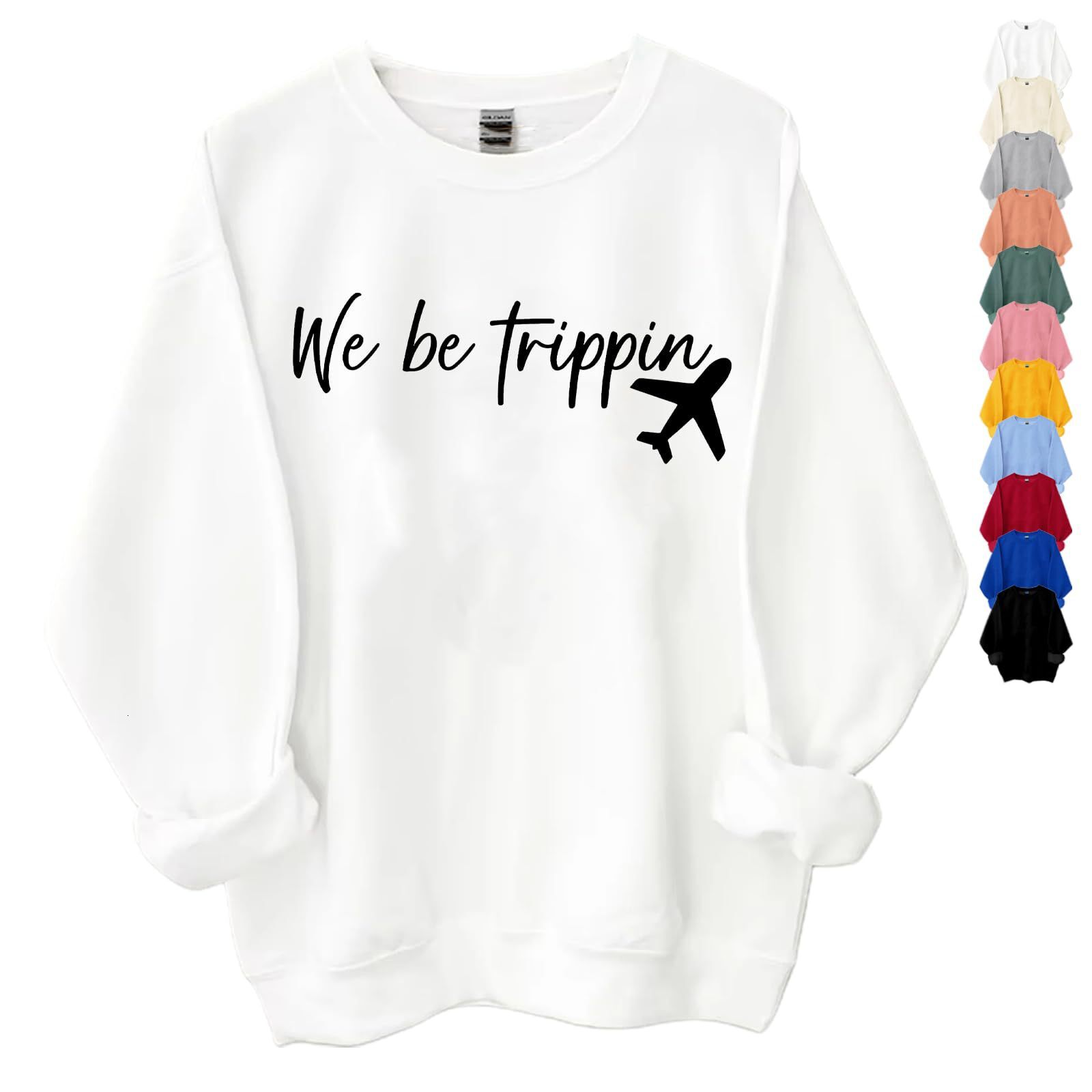 Free Shipping Designer Hoodie 2025 New Style Women's Printed Round Neck Sports Shirt Casual Round Neck Pullover Long Sleeved Shirt