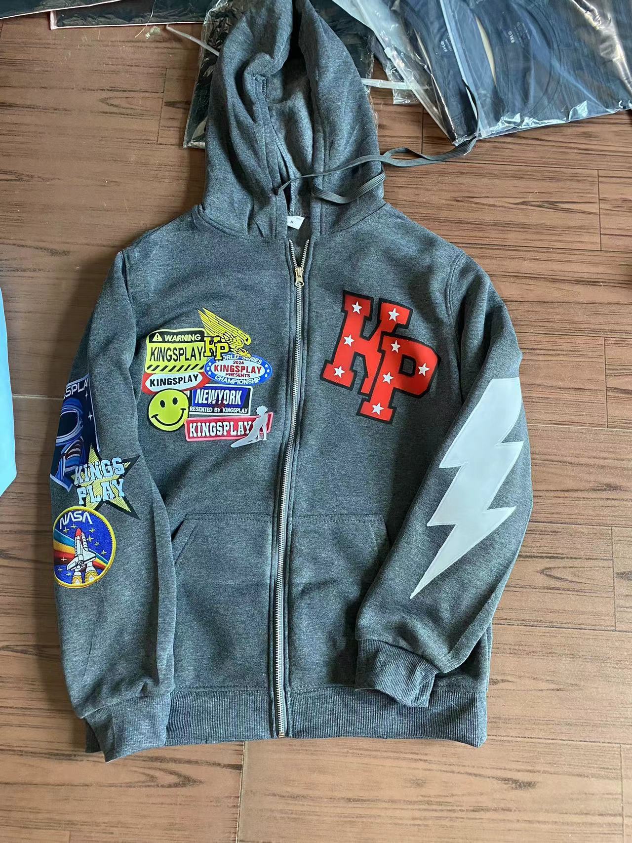 Designer Men's Hoodies Autumn/Winter Heavy Brand Letter Printed Loose Hoodie Y2K Hip Hop Street Wear Men's and Women's zipper Hoodies C