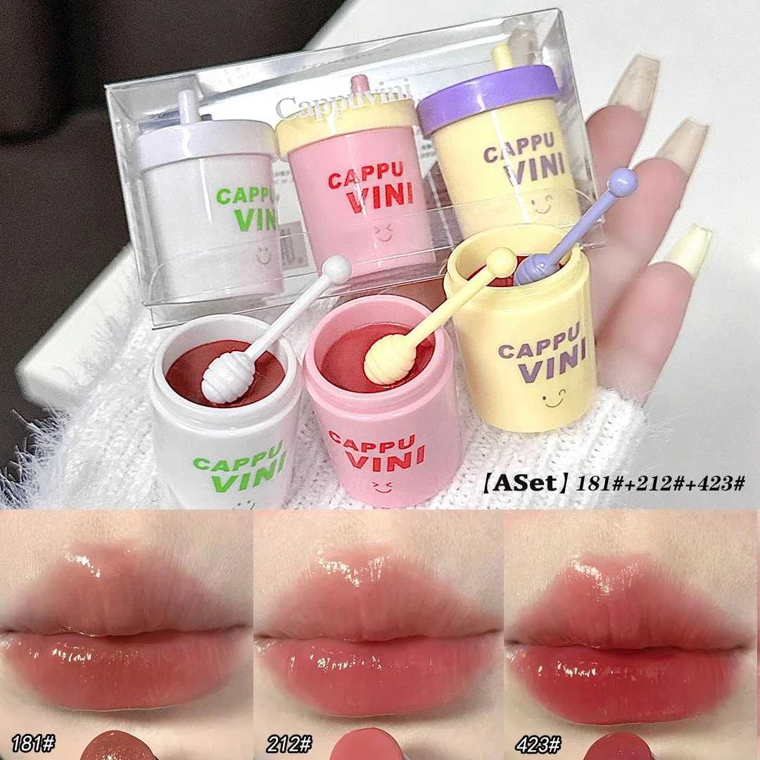 Teacup Colored Lip Balm Moisturizing Colored Lip Tint Long Lasting Anti-cracking Solid Color Lipstick Girls Lip Care CosmeticsXJ250807